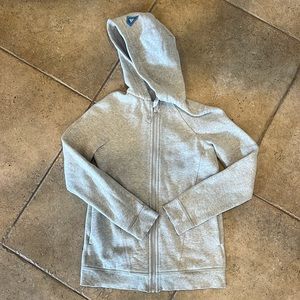 Girls grey Ivivva zip up hoodie jacket size 10 $15